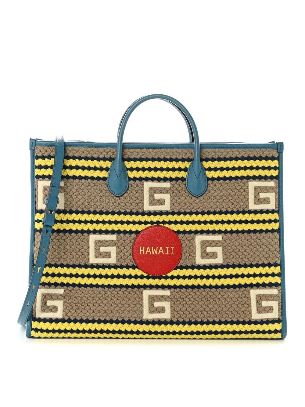 Gucci Fabric Embroidered Hawaii Striped #364941G12B